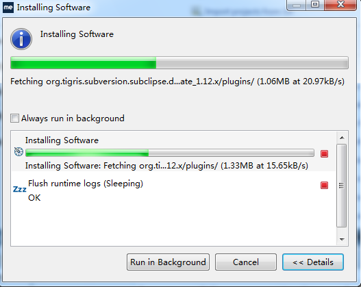 subclipse,安装进度